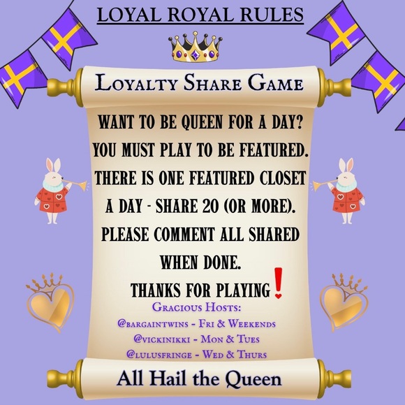 .
STAY TUNED
NEW GAME 
HERE SOON 
 🟣🔴🟣
PLS SEE 
BARGAINTWINS
4 WKEND
QUEENS
 🟣🔴🟣 - Picture 4 of 6